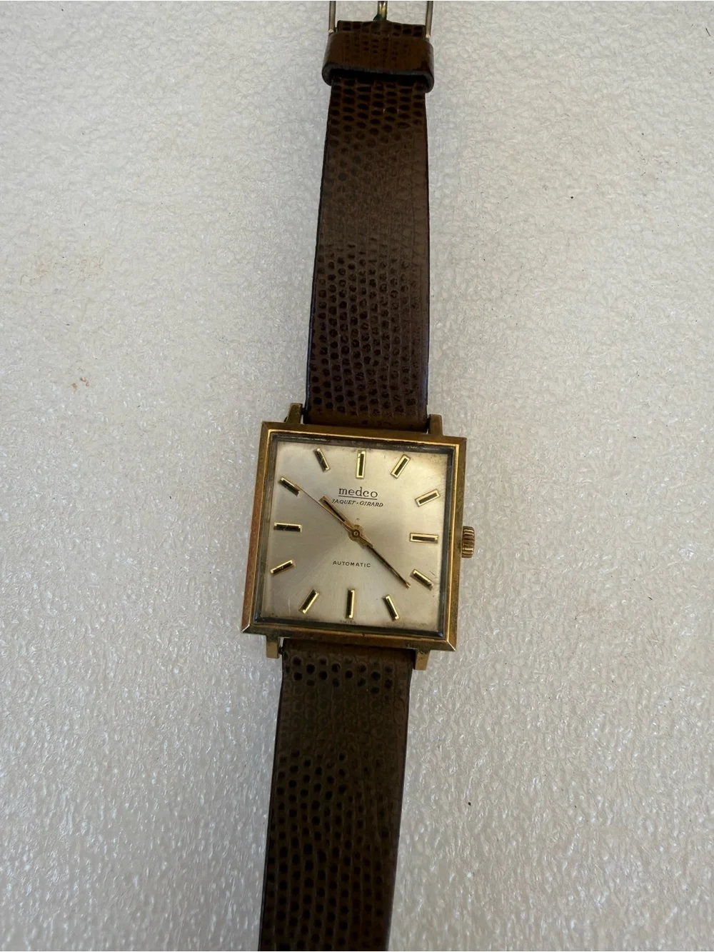 Rare Medco Jacquet girard automatic watch